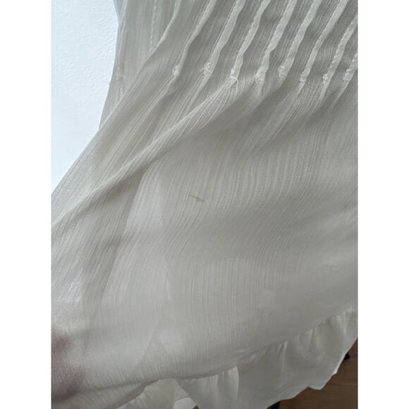 Abercrombie & Fitch Double Strap Backless Mini Dress Off White Women's XL - Picture 6 of 8